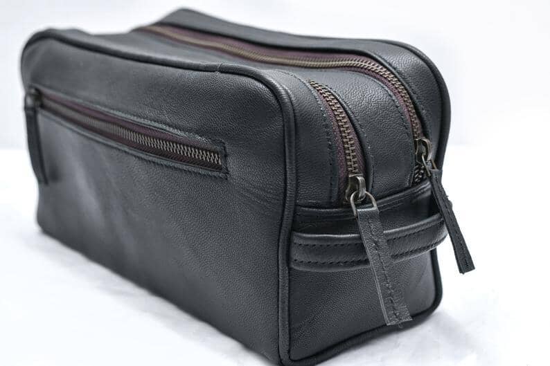The Twin Section Toiletry- Black